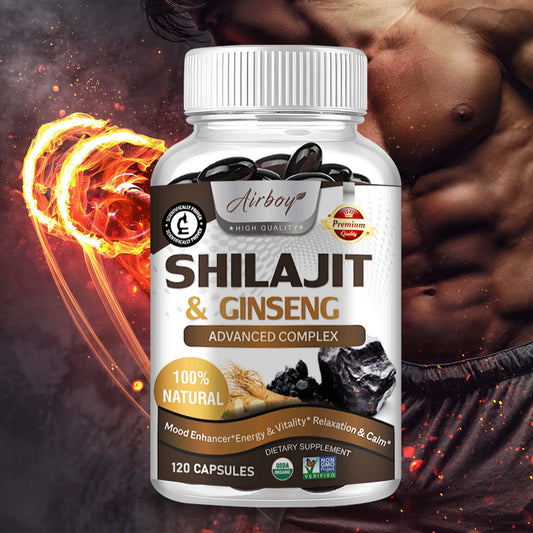 Shilajit & Ginseng Complex 120 Capsules - Natural Energy Support